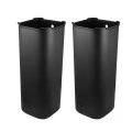 KITHCEN TRASH CAN DUOPRIME SOFT CLOSE 60LT WITH TWO CONTSINERS 30&amp;30LT BLACK