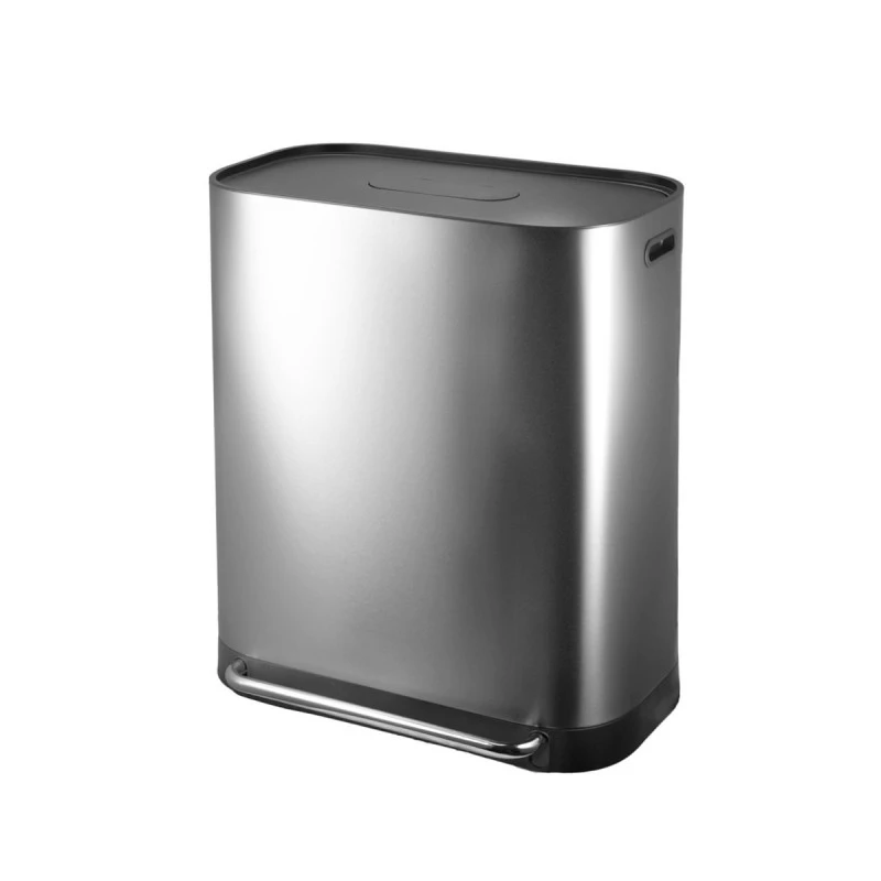 KITHCEN TRASH CAN DUOPRIME SOFT CLOSE 60LT WITH TWO CONTSINERS 30&amp;30LT INOX