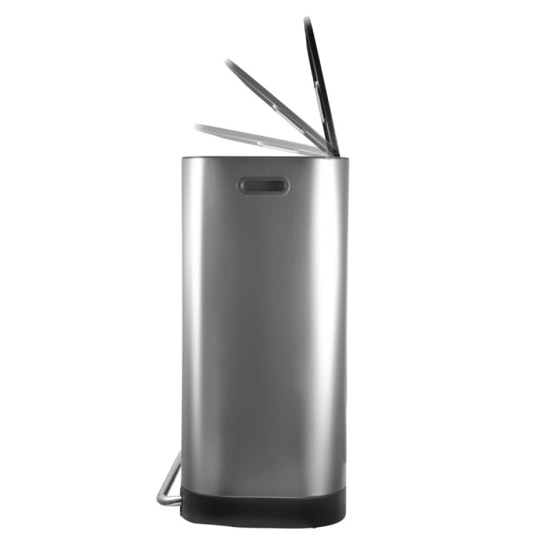 KITHCEN TRASH CAN DUOPRIME SOFT CLOSE 60LT WITH TWO CONTSINERS 30&amp;30LT INOX