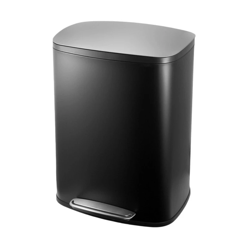 KITHCEN TRASH CAN SOLOPRIME SOFT CLOSE 50lt BLACK