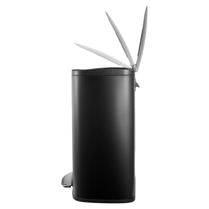 KITHCEN TRASH CAN SOLOPRIME SOFT CLOSE 50lt BLACK