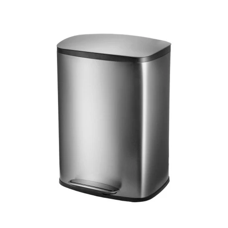 KITHCEN TRASH CAN SOLOPRIME SOFT CLOSE 50LT INOX