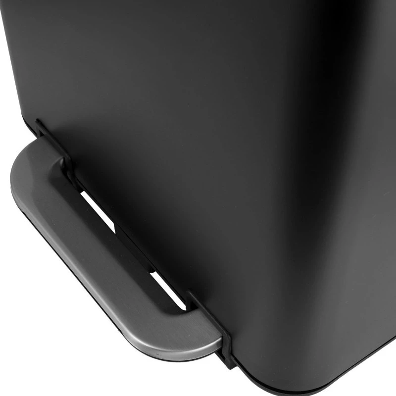 KITHCEN TRASH CAN CUBIC SOFT CLOSE 30LT BLACK