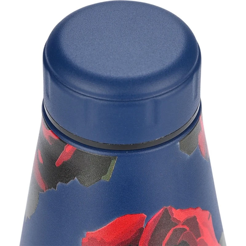 INSULATED BOTTLE TRAVEL FLASK SAVE THE AEGEAN 500ml ELECTRIC ROSES