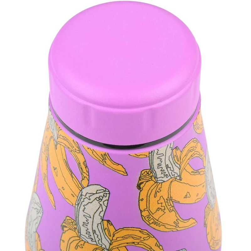 INSULATED BOTTLE TRAVEL FLASK SAVE THE AEGEAN 500ml BANANA SWIRL