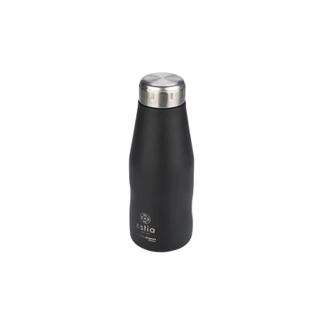 INSULATED BOTTLE TRAVEL FLASK SAVE THE AEGEAN 350ml MIDNIGHT BLACK