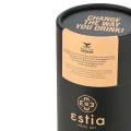 INSULATED BOTTLE TRAVEL FLASK SAVE THE AEGEAN 350ml MIDNIGHT BLACK