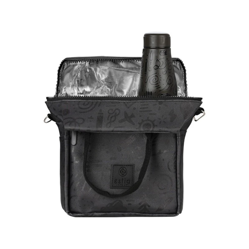 LUNCH BAG SAVE THE AEGEAN INSULATED 7lt NOIR ECHO