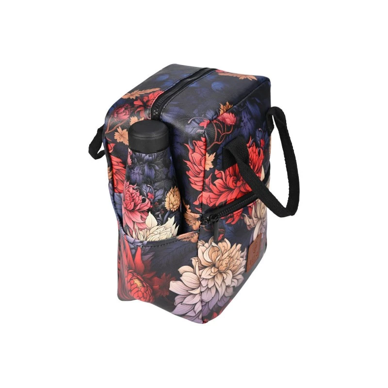 LUNCH BAG SAVE THE AEGEAN INSULATED 7lt MIDNIGHT BLOSSOM