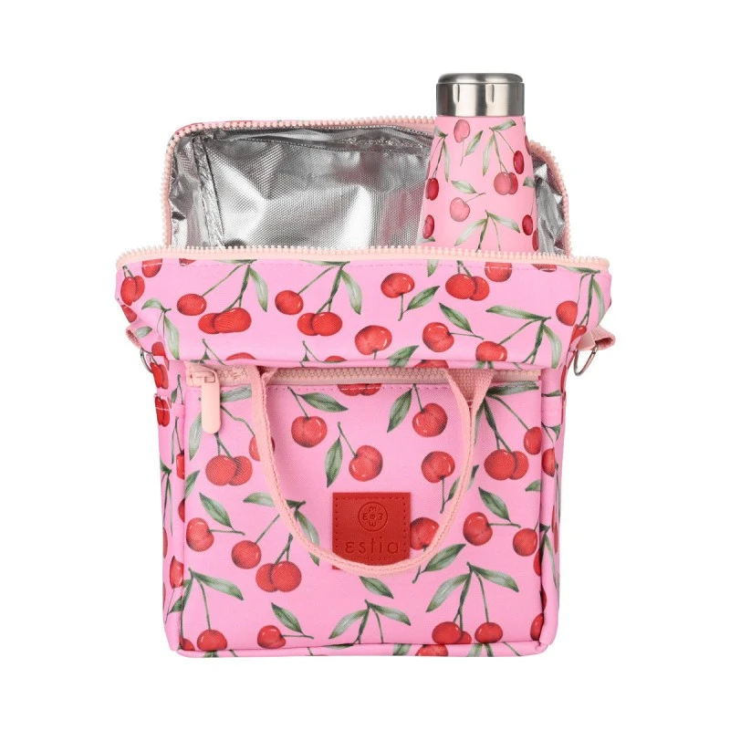 LUNCH BAG SAVE THE AEGEAN INSULATED 7lt CHERRY ROSE