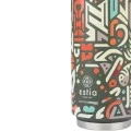 INSULATED BOTTLE TRAVEL CUP SAVE THE AEGEAN 500ml GEOVIVID