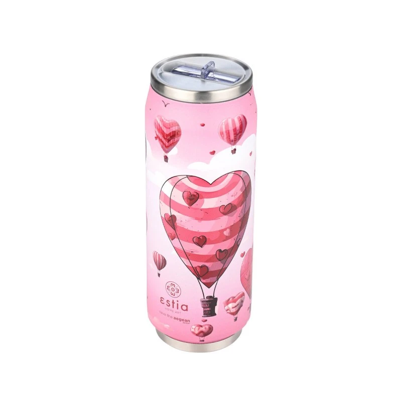 INSULATED BOTTLE TRAVEL CUP SAVE THE AEGEAN 500ml LOVE ASCEND