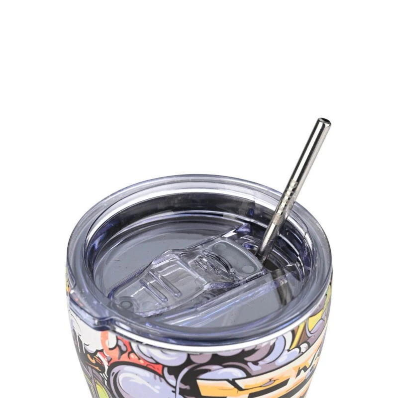 INSULATED COFFEE MUG SAVE THE AEGEAN 350ml GRAFITTI RHYTHM