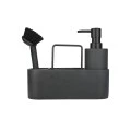 DISHWASHER CONTAINER WITH CLEANING BRUSH &amp; SPONGE HOLDER BLACK