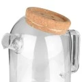 GLASS JUG 1200ml WITH CORK LID