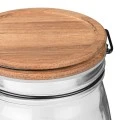 STORAGE CONTAINER ALLURE GLASS 1500ml WITH CLIP LID