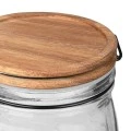 STORAGE CONTAINER ALLURE GLASS 2000ml WITH CLIP LID
