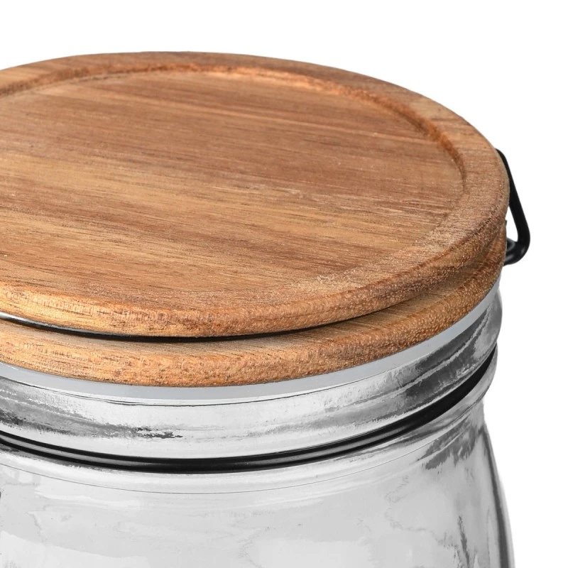 STORAGE CONTAINER ALLURE GLASS 2000ml WITH CLIP LID