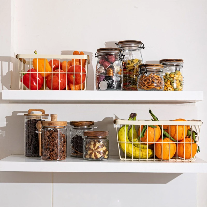 STORAGE CONTAINER ALLURE GLASS 2000ml WITH CLIP LID