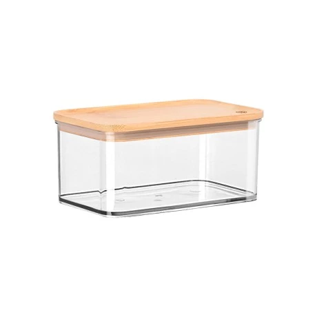 ESTIA ΔΟΧΕΙΟ ΑΠΟΘΗΚΕΥΣΗΣ BAMBOO ESSENTIALS ΠΛΑΣΤΙΚΟ 750ml ΣΤΟΙΒΑΖΟΜΕΝΟ