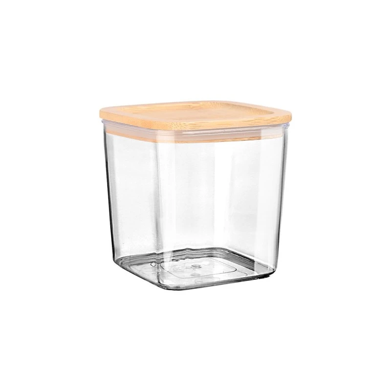 STORAGE CONTAINER BAMBOO ESSENTIALS PLASTIC 500ml STACKABLE