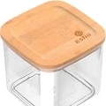 STORAGE CONTAINER BAMBOO ESSENTIALS PLASTIC 500ml STACKABLE