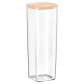ESTIA ΔΟΧΕΙΟ ΑΠΟΘΗΚΕΥΣΗΣ BAMBOO ESSENTIALS ΠΛΑΣΤΙΚΟ 1700ml ΣΤΟΙΒΑΖΟΜΕΝΟ