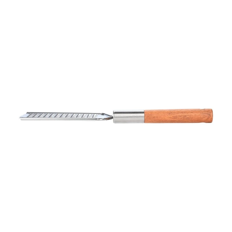 HAND GRATER ALLURE STAINLESS STEEL WITH WOODEN HANDLE
