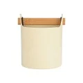 UTENSIL HOLDER ALLURE METALLIC IVORY