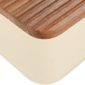 BREAD BOX ALLURE METALLIC 42X23X13cm IVORY