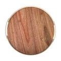 SERVING PLATE ALLURE METALLIC IVORY