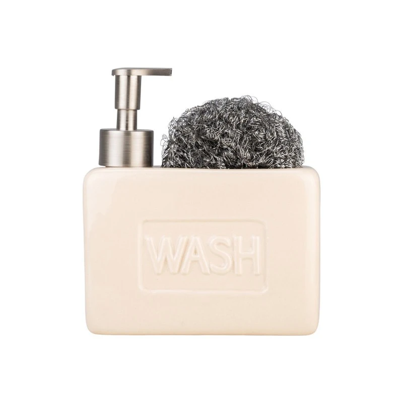 DISHWASHER CONTAINER ALLURE WITH SPONGE HOLDER IVORY