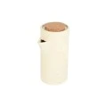 OIL &amp; VINEGAR BOTTLE ALLURE STONEWARE IVORY