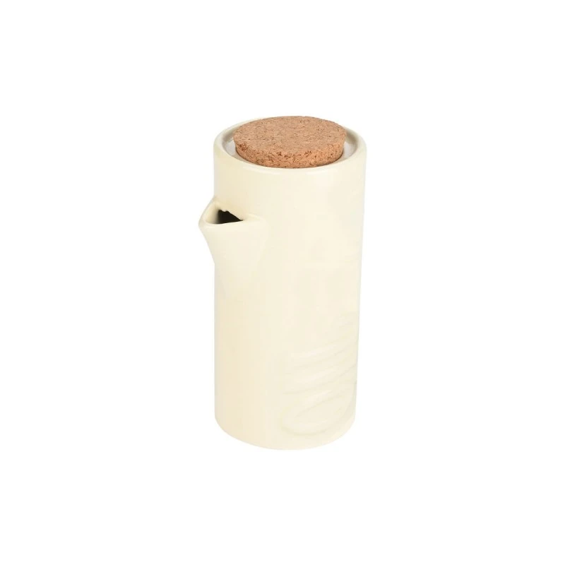 OIL &amp; VINEGAR BOTTLE ALLURE STONEWARE IVORY