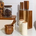 OIL &amp; VINEGAR BOTTLE ALLURE STONEWARE IVORY