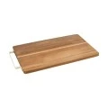 CUTTING BOARD ALLURE 35X25cm WITH METALLIC HANDLE
