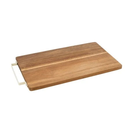 CUTTING BOARD ALLURE 35X25cm WITH METALLIC HANDLE