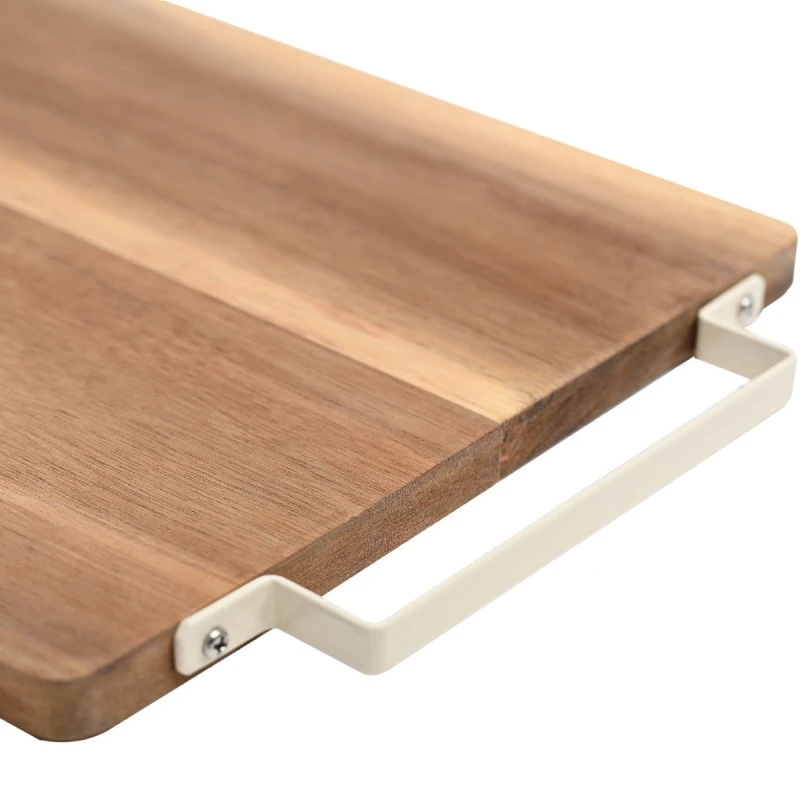 CUTTING BOARD ALLURE 35X25cm WITH METALLIC HANDLE