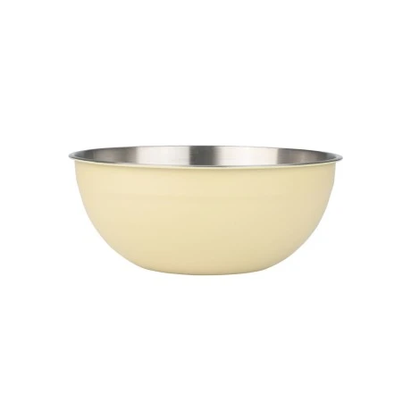 MIXING BOWL ALLURE STAINLESS STEEL 20cm IVORY