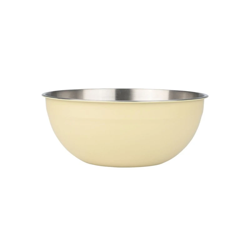 MIXING BOWL ALLURE STAINLESS STEEL 20cm IVORY