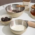 MIXING BOWL ALLURE STAINLESS STEEL 25cm IVORY
