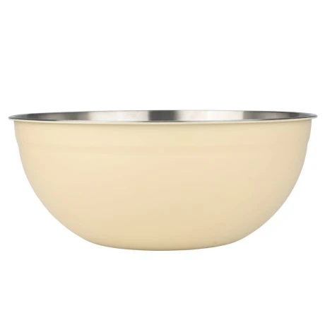 MIXING BOWL ALLURE STAINLESS STEEL 30cm IVORY