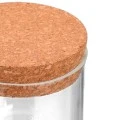 STORAGE CONTAINER GLASS 250ml WITH CORK LID