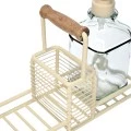 DISHWASHER CONTAINERS ALLURE 2x300ml WITH METAL BASE &amp; SPONGE CASE IVORY