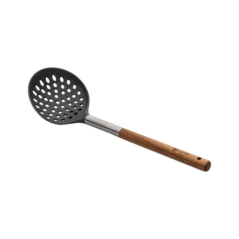 SKIMMER STONE PBT 34cm WITH WOODEN HANDLE