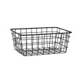 STORAGE BASKET METALLIC 22x16x12cm BLACK