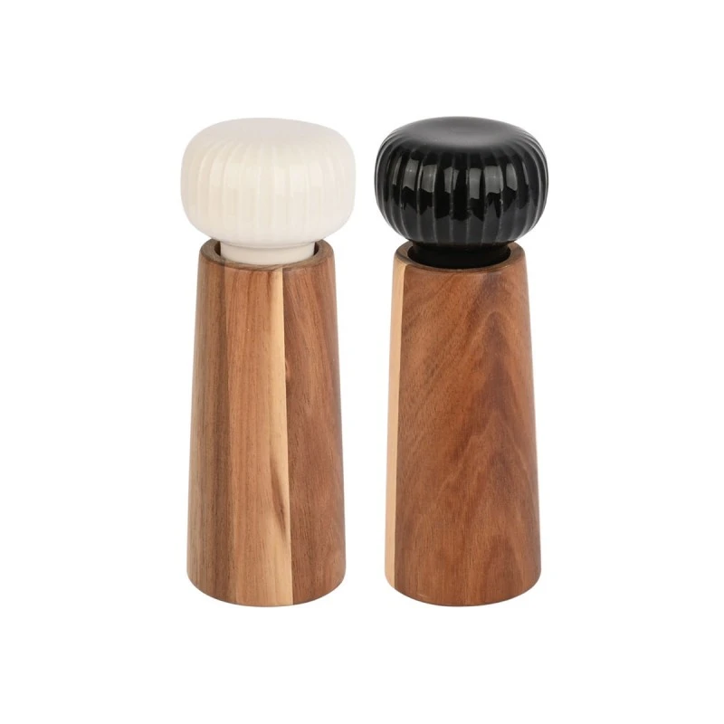 SALT/PEPPER MILL ALLURE CERAMIC 6x17cm WHITE