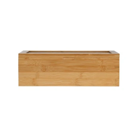 STORAGE BOX ΒΑΜΒΟΟ ESSENTIALS 8 PLACES 31x19x9cm WITH LID