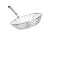 SKIMMER ALLURE STAINLESS STEEL 44cm WITH WOODEN HANDLE