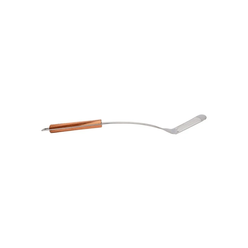 SLOTTED TURNER ALLURE STAINLESS STEEL 37cm WITH WOODEN HANDLE